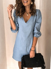 Full Size V-Neck Half Sleeve Dress OutfitFlow